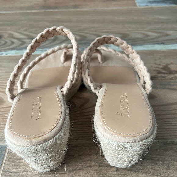 Womens Just Fab Heeled Sandals - Picture 3 of 6